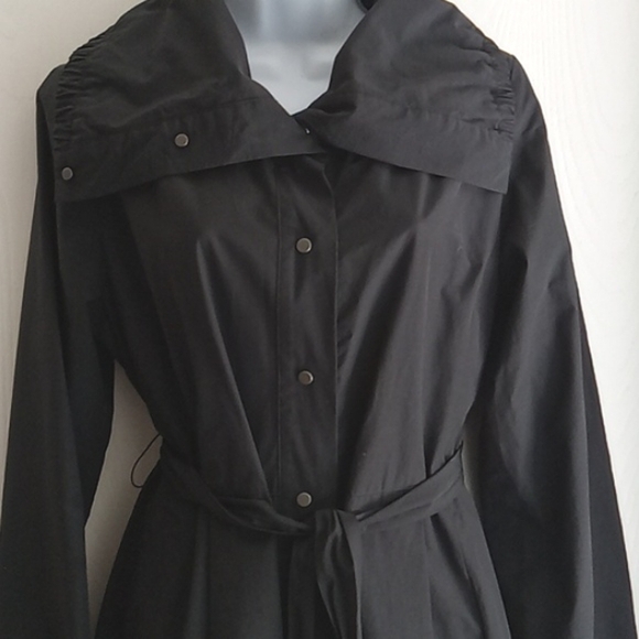 Eileen Fisher | Black Bubble Trench Coat ⭐️ Host Pick⭐️x 2 - Picture 7 of 14